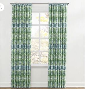 Lacefield Bombay Kelly blackout curtains with Rod pocket 96x50 (2 panels)